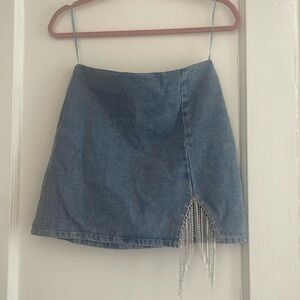 Denim skirt from a boutique